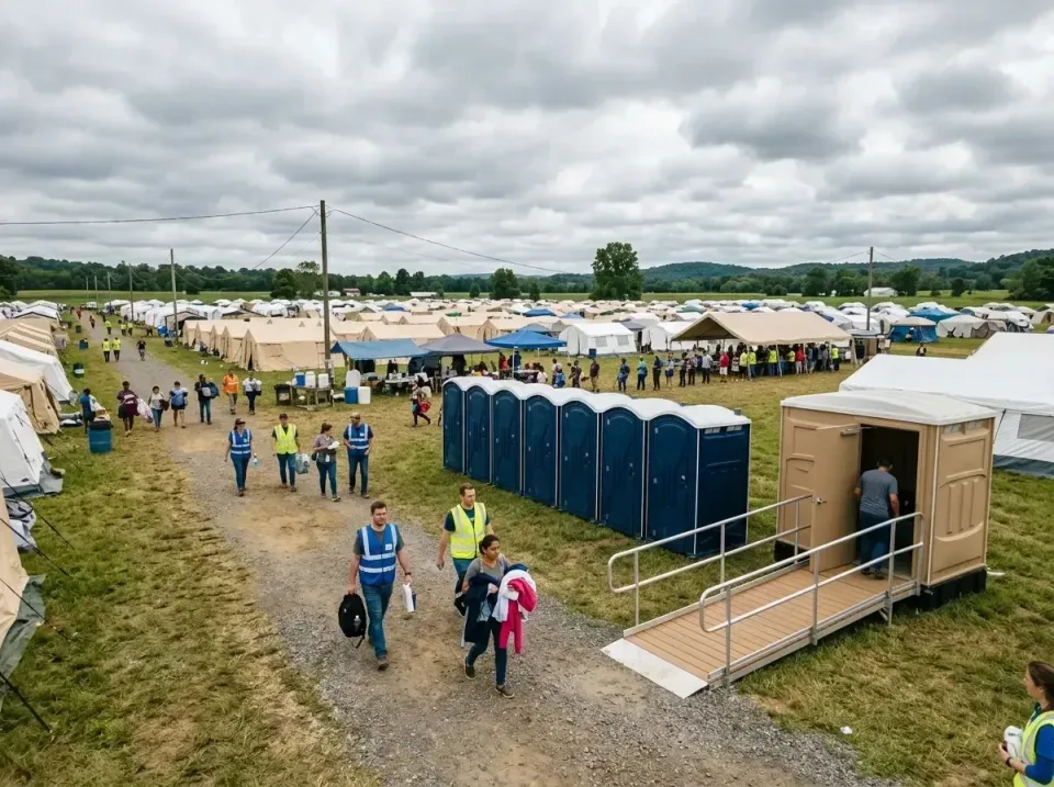 disaster-relief-camp-restrooms-010 — frequently asked questions, Dumpster & Portable Bathrooms Rental in Crewe, VA